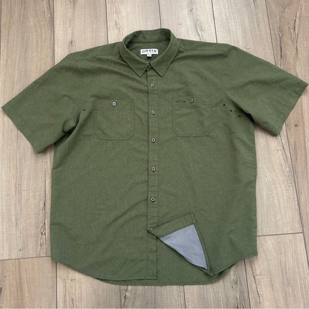 Orvis Short sleeve button up sz XL